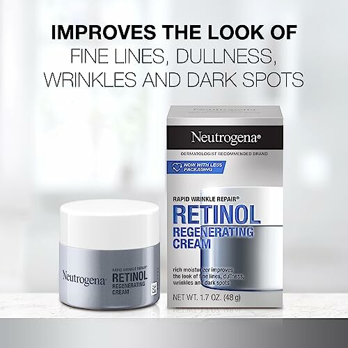 Neutrogena Retinol Regenerating Cream packaging