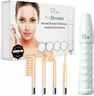 NuDerma Portable Handheld Skin Therapy Wand Machine